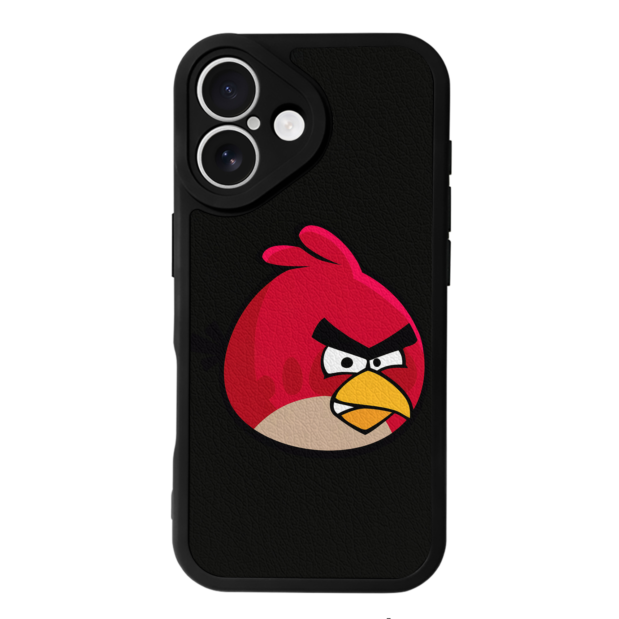 （画像用） Angry Birds アングリーバード 【iPhone 16シリーズ対応】シリコンスマホケース（レザー調） 材質：シリコン